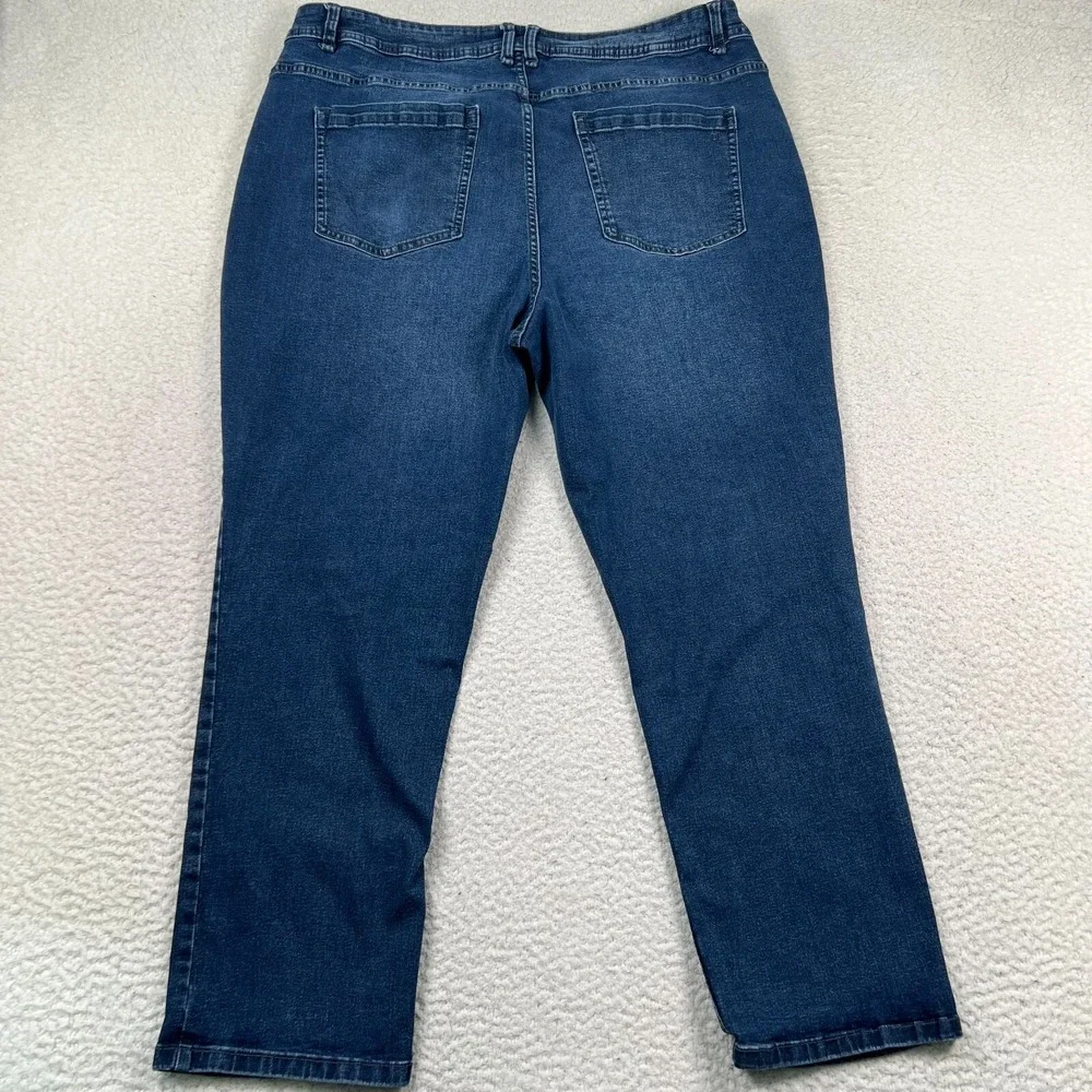 The Perfect Jean NYC Men's 44x30 *42x28 Athletic‎ Fit Whiskered Stretch Denim